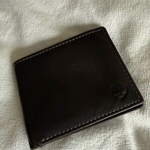 Timberland Men's Dark Brown Leather Wallet